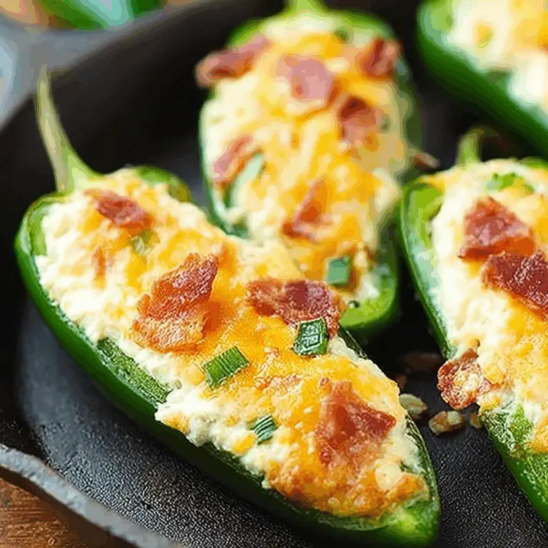"Jalapeno Poppers filled with cream cheese and topped with bacon"