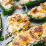 Jalapeno Poppers with Cheddar Cheese – Cheesy, crispy appetizer