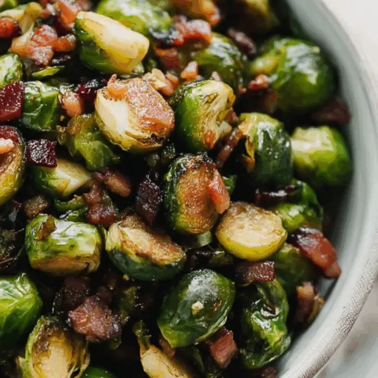 Maple Bacon Brussels Sprouts recipe