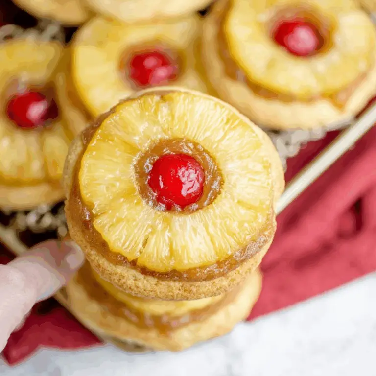 Pineapple Upside Down Sugar Cookies – Best Recipe