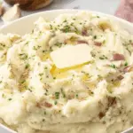 roasted garlic mashed potatoes recipe with vegan butter