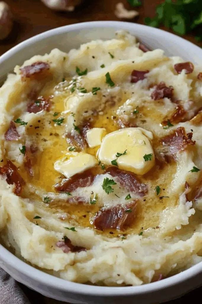 roasted garlic mashed potatoes recipe with vegan butter