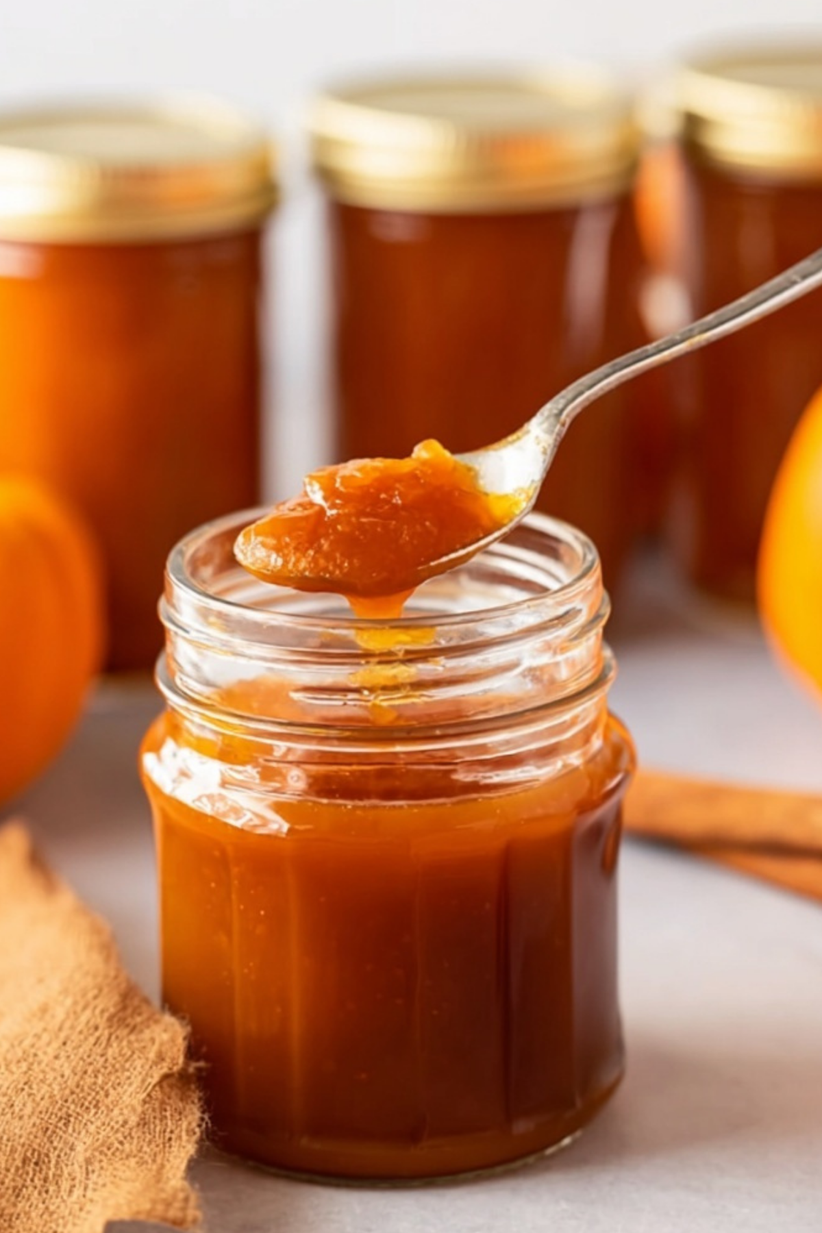 Pumpkin Jam recipe with spiced pumpkin and orange juice