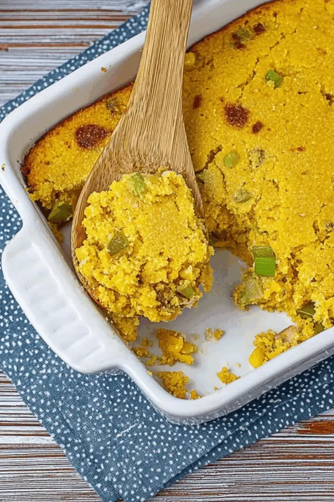 Southern Cornbread Dressing baked to perfection"