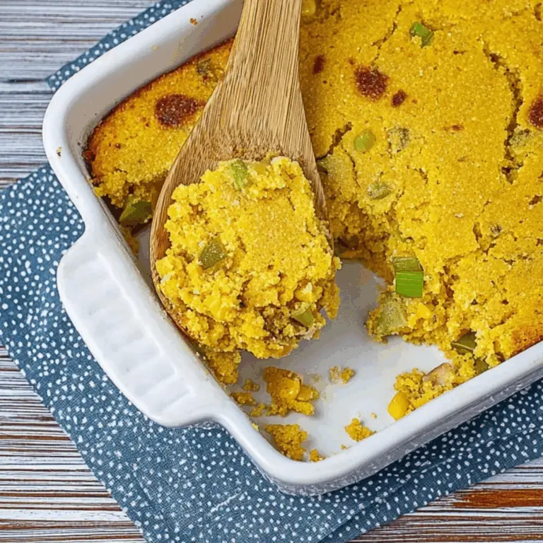 Southern Cornbread Dressing baked to perfection"