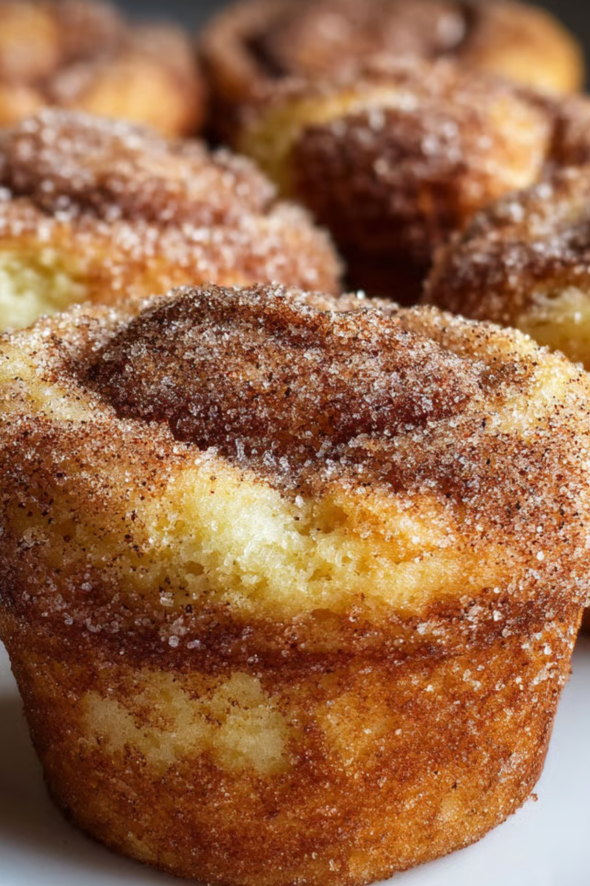 Cinnamon Sugar French Toast Muffins fresh from the oven