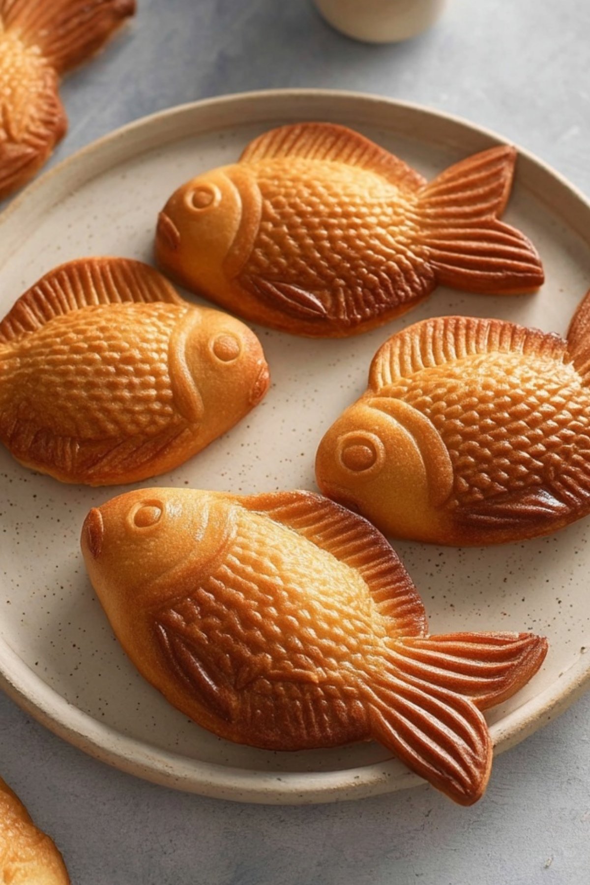 Taiyaki Japanese fish dessert with Nutella filling