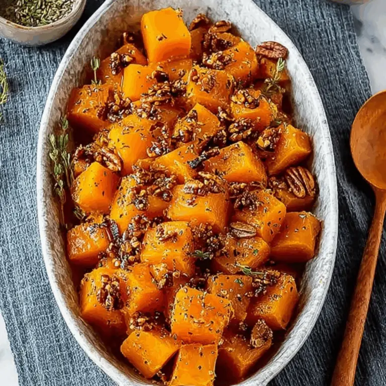 Vegan Roasted Butternut Squash with caramelized edges