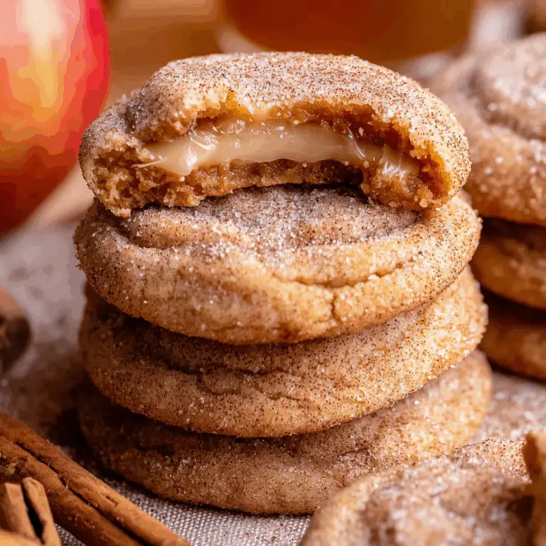 Apple Cider Cheesecake Cookies on a plate with autumn leaves