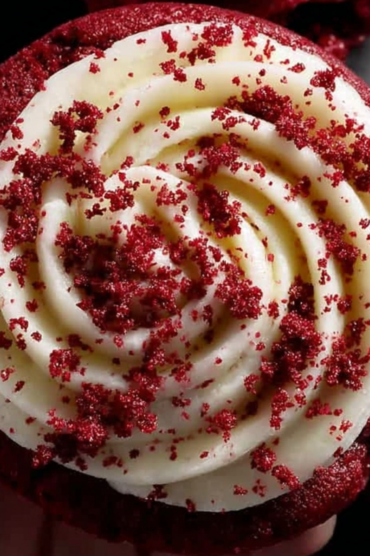 Red Velvet Cupcake Cookies with cream cheese frosting
