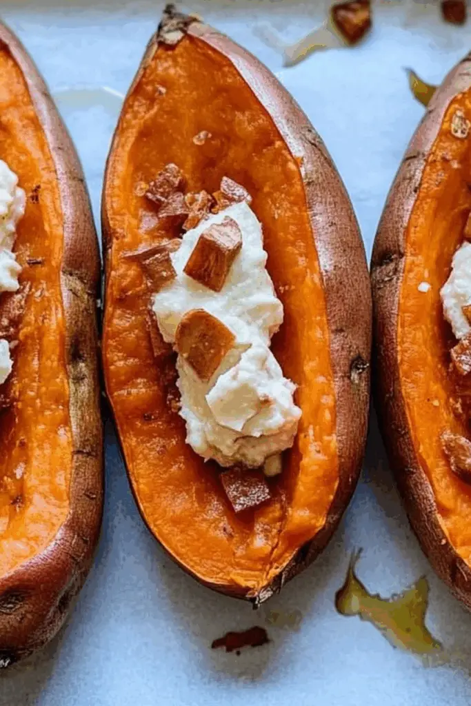 Baked Sweet Potatoes Recipe with fluffy texture