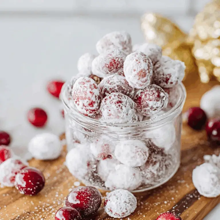Candied cranberries served in a bowl, perfect for the holidays