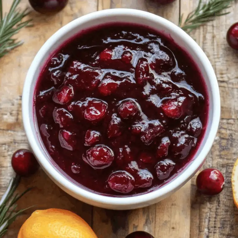 Best cranberry sauce recipe with fresh cranberries and orange peel