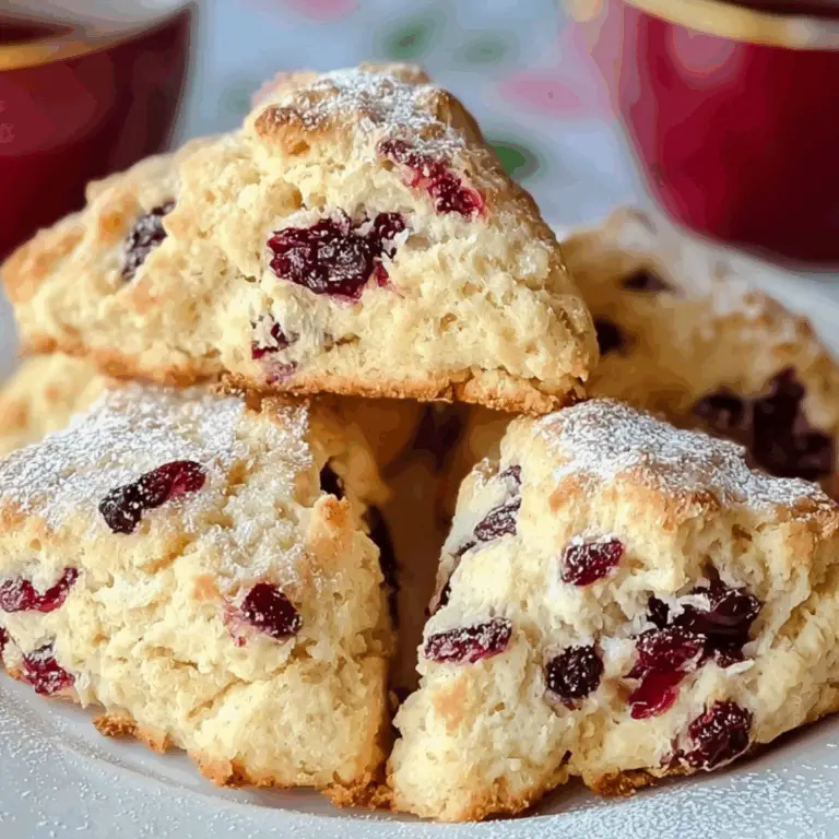 Cranberry Orange Scones – Easy Recipe