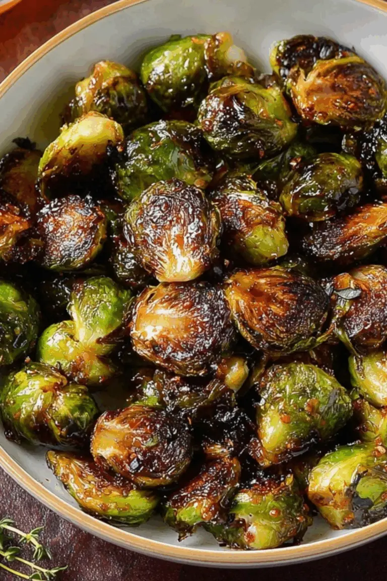 honey balsamic brussels sprouts recipe