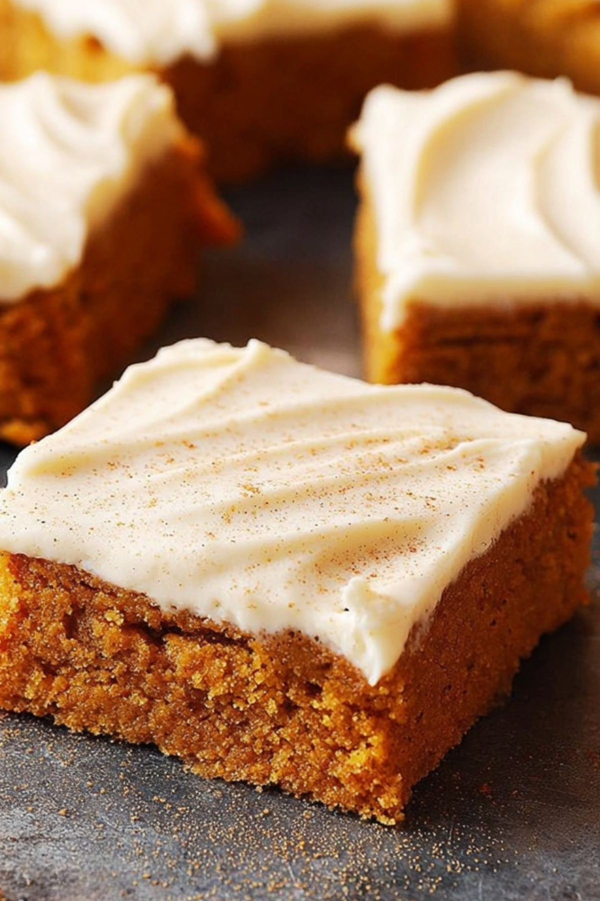 Sheet Pan Libby’s Pumpkin Bars with cream cheese frosting