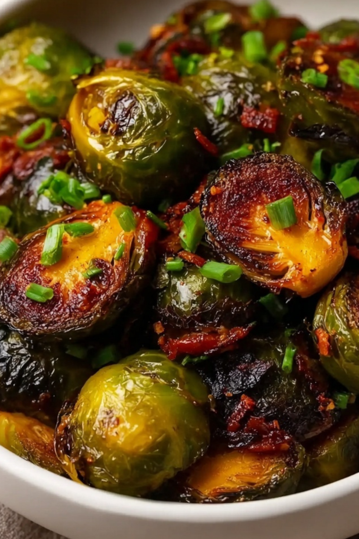 Longhorn Brussels Sprouts served with a sweet and spicy glaze