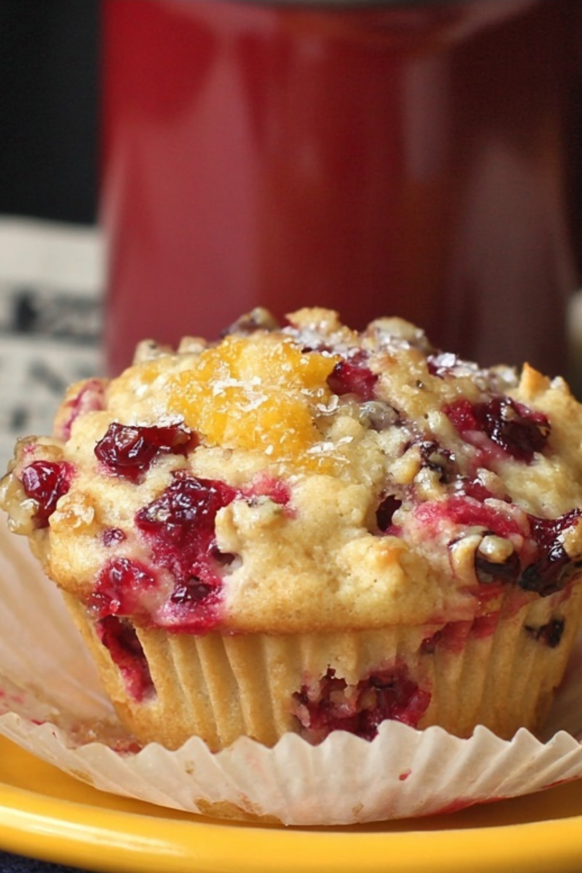 Cranberry and Orange Muffins with Greek Yogurt