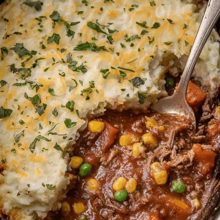 Slow Cooker Shepherd’s Pie with cheesy mashed potatoes
