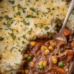 Slow Cooker Shepherd’s Pie with cheesy mashed potatoes