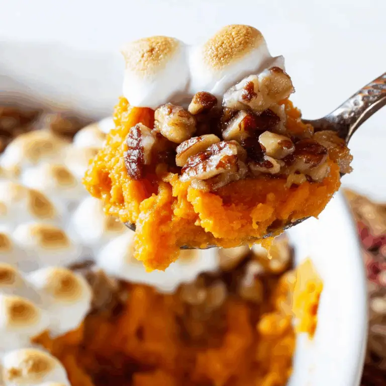Sweet Potato Casserole with Pecan Topping – a delicious holiday side dish