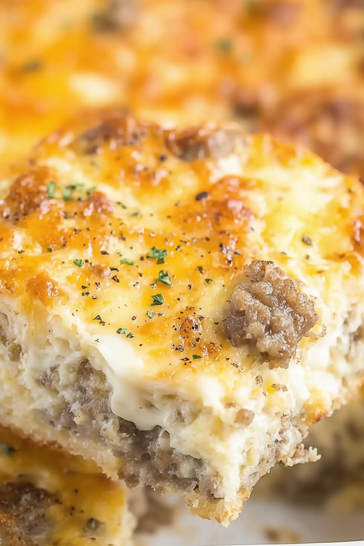 Biscuits and Gravy Breakfast Casserole
