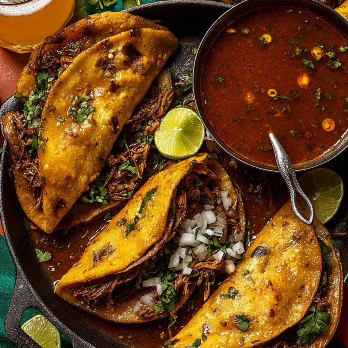 Birria Tacos - Easy and Crispy Mexican Treats - ZazaCook