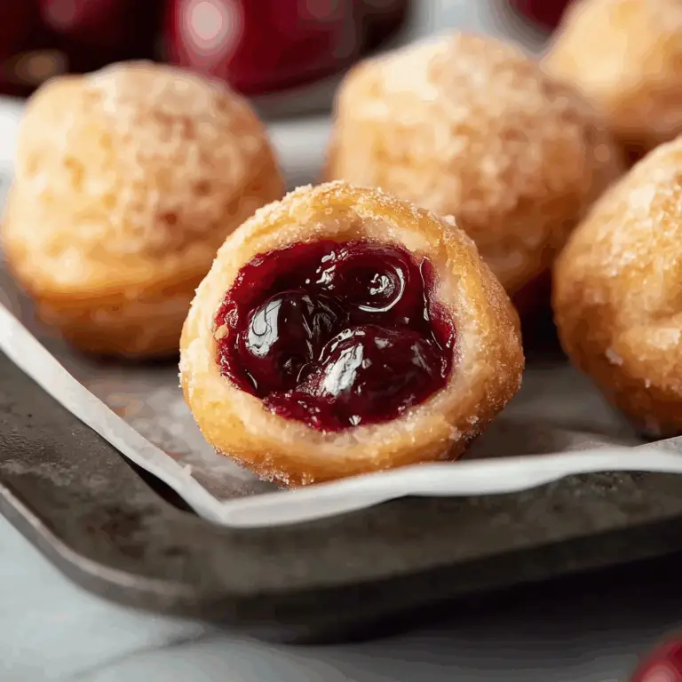 Cherry Pie Bites - Bite-sized flaky dessert with cherry filling