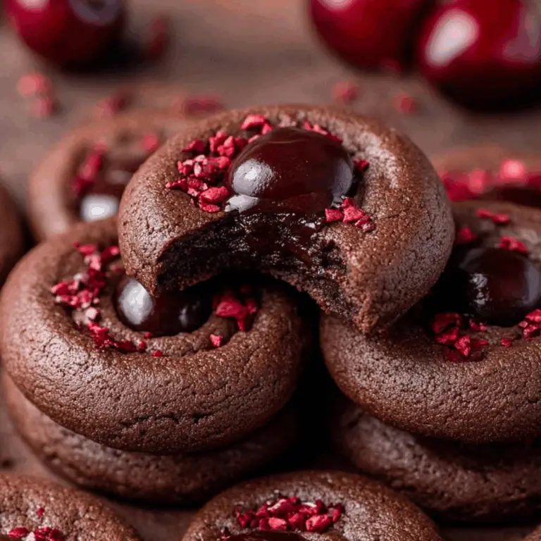 Chocolate Cherry Cookies – Best Fudgy Cookie Recipe