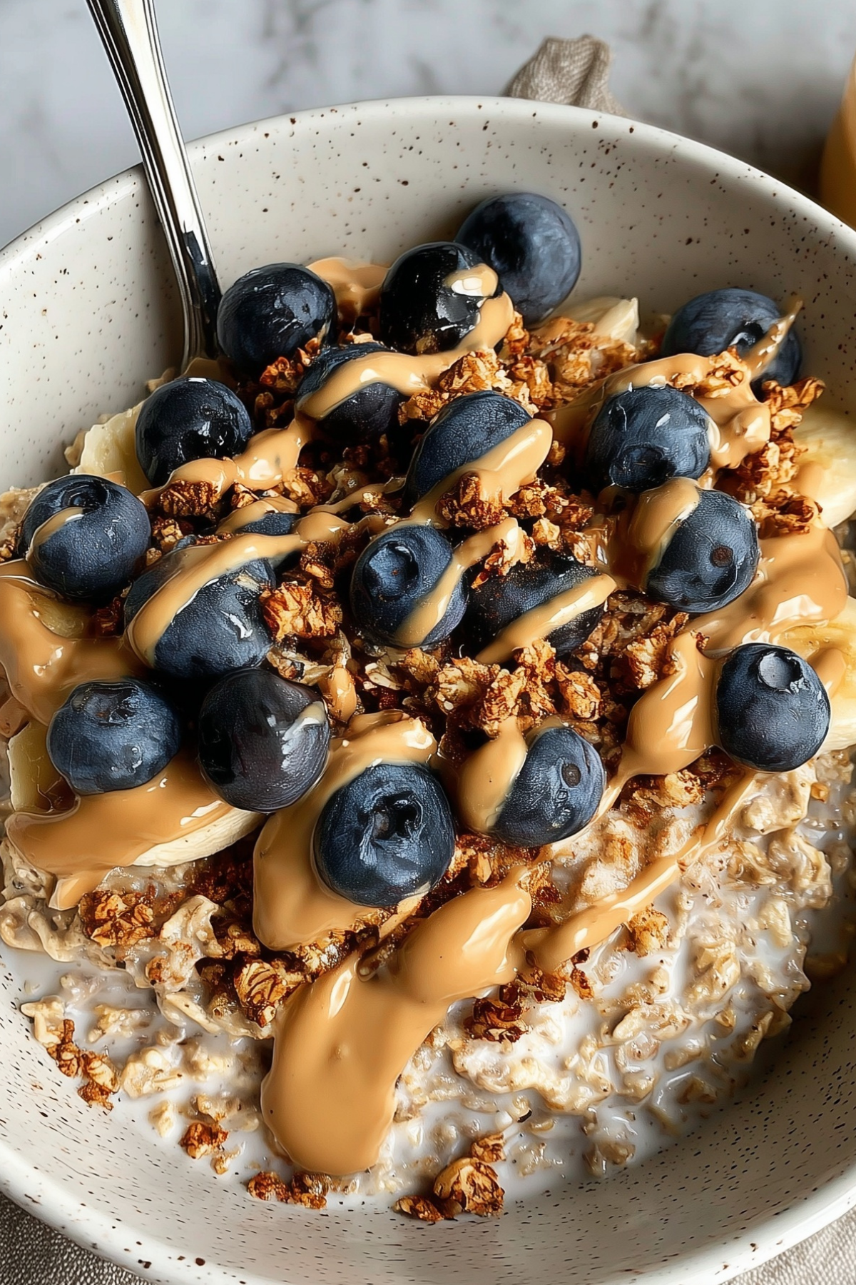classic overnight oats recipe with toppings