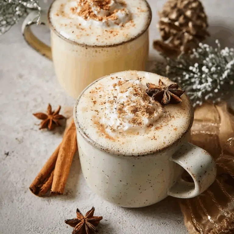 Cozy Eggnog Latte – Easy Holiday Drink Recipe