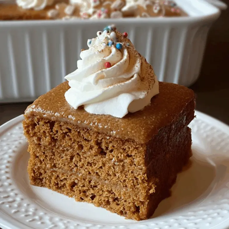 Gingerbread Crazy Cake – Egg-Free, Dairy-Free Dessert