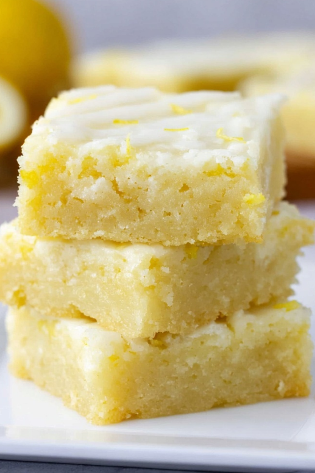 Lemon Brownies Recipe - Sweet & Easy Dessert - ZazaCook
