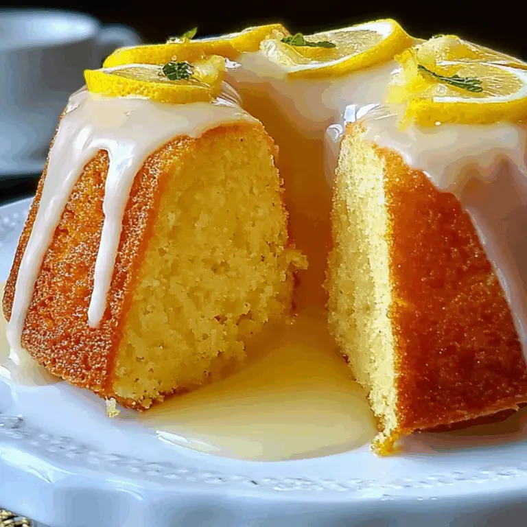 Irresistible lemon cake with vibrant lemon frosting