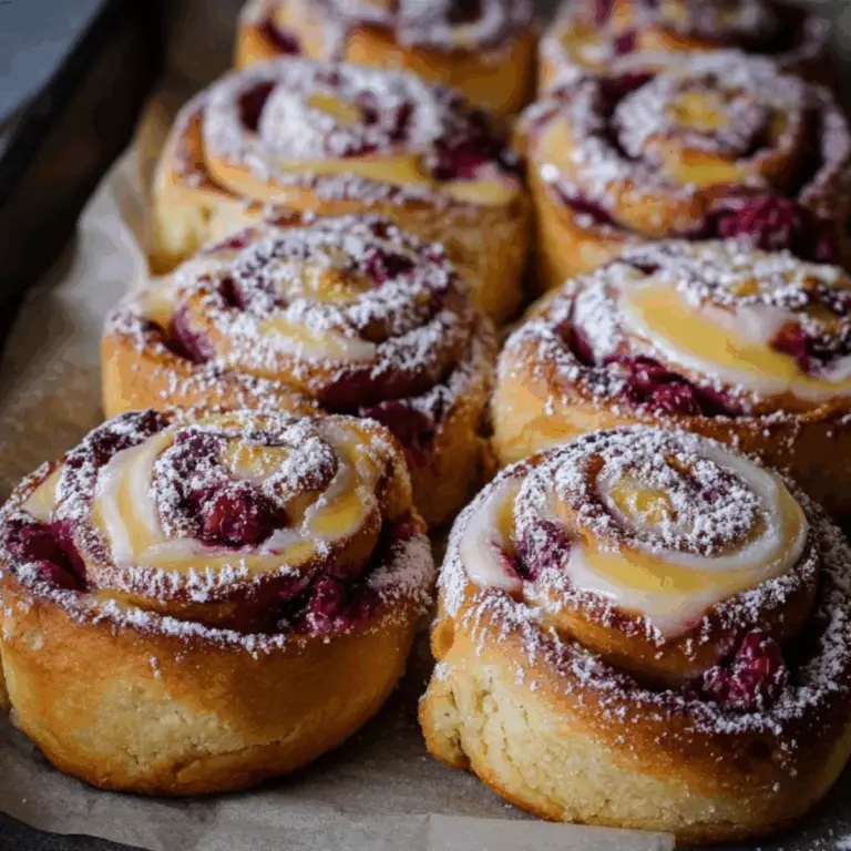 Raspberry Custard Buns – Easy and Delicious Recipe