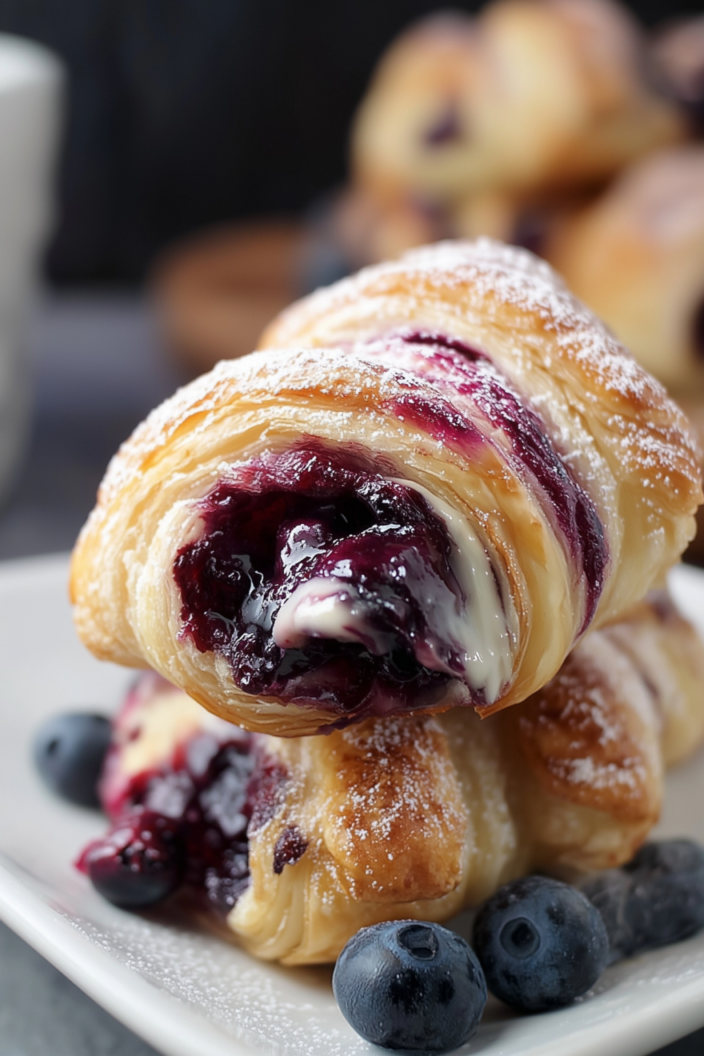 Blueberry Cream Cheese Puff Pastry: Easy & Delicious - ZazaCook