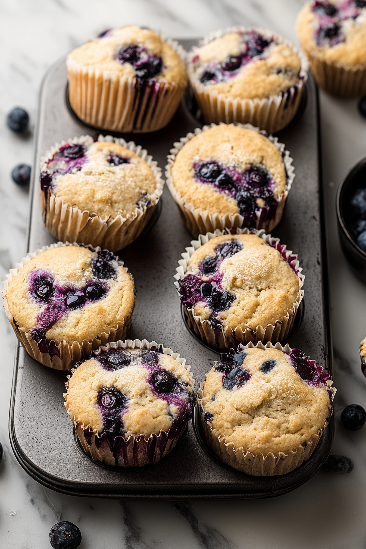 Blueberry Protein Muffins – healthy and delicious breakfast muffins