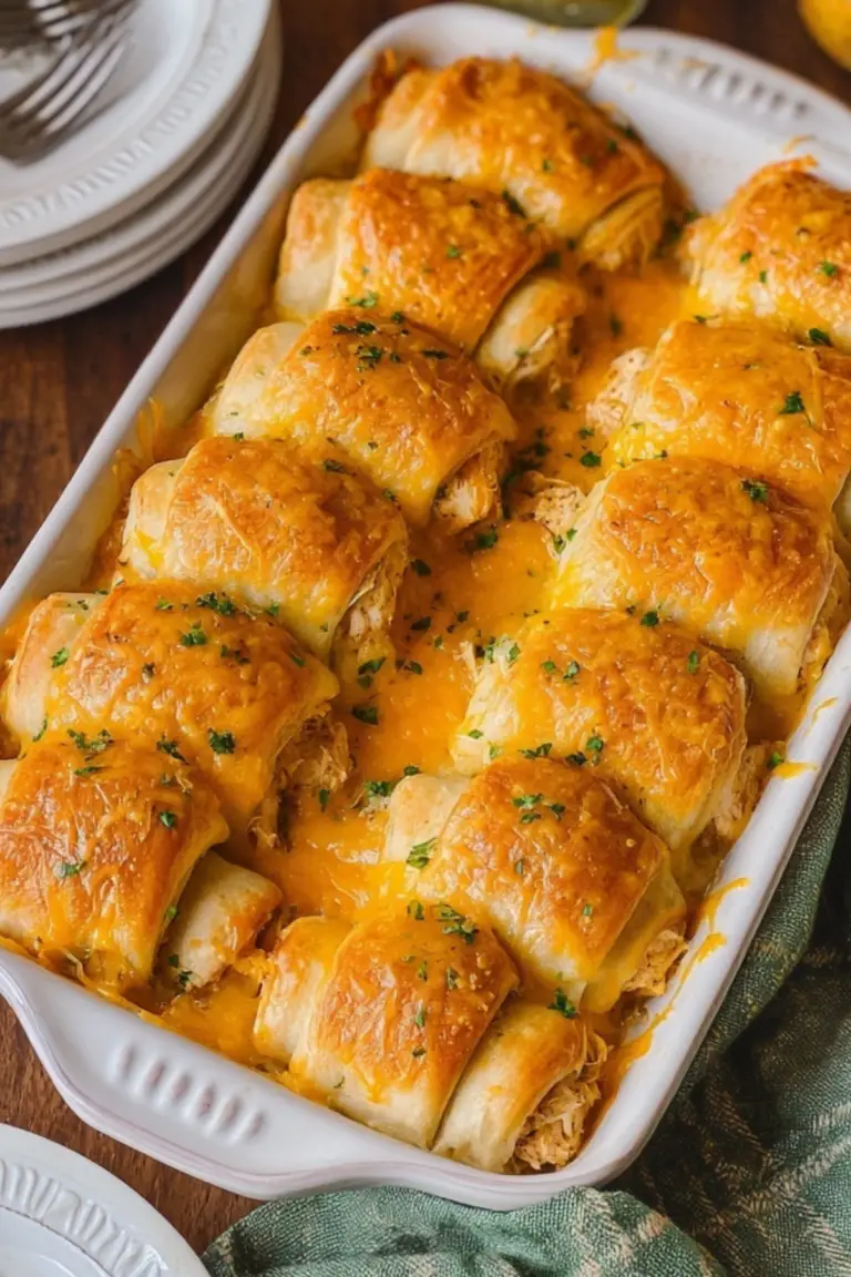 Cheesy Chicken Crescent Rolls – Easy Comfort Food - ZazaCook