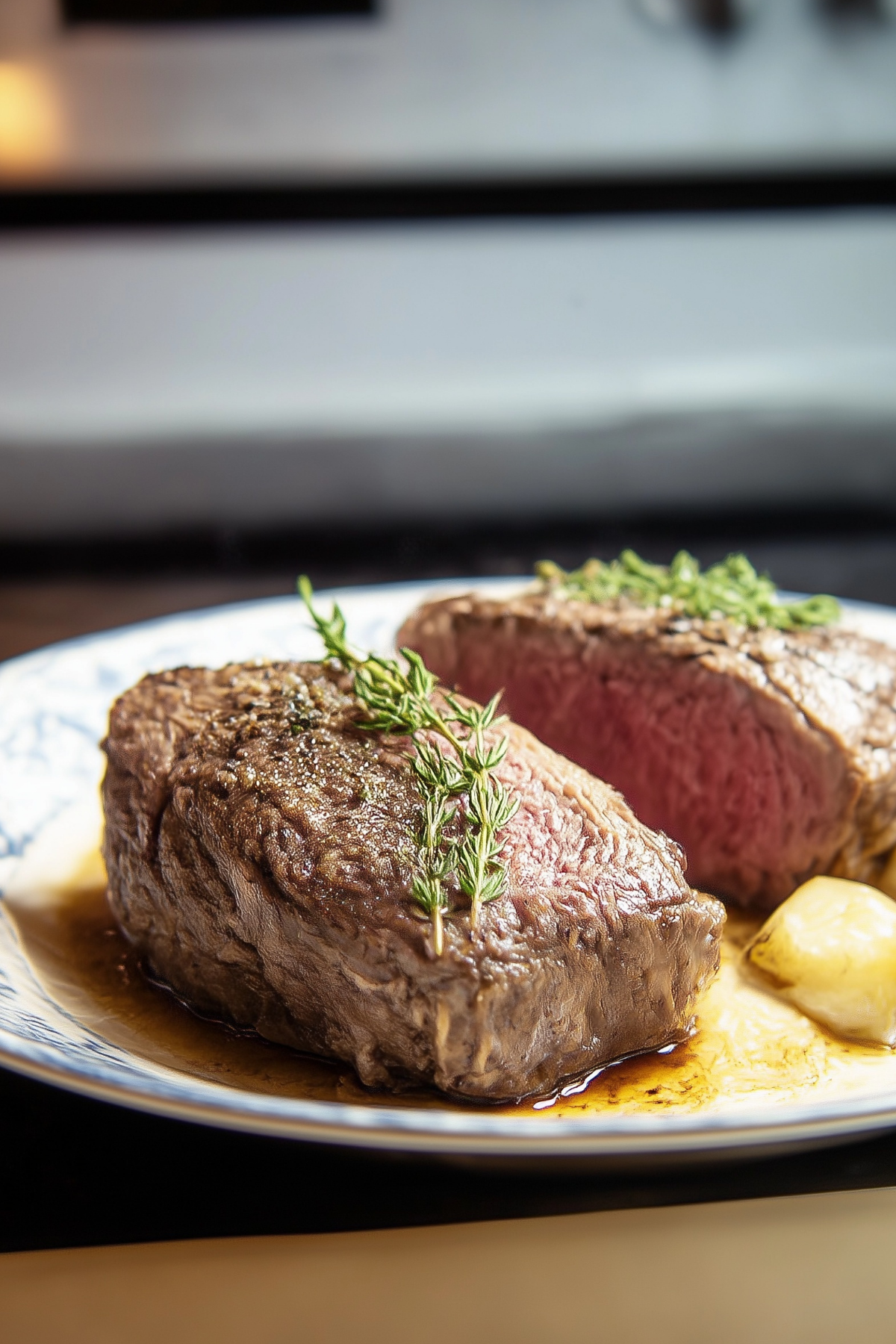 Dutch Oven Prime Rib Roast cooked to perfection