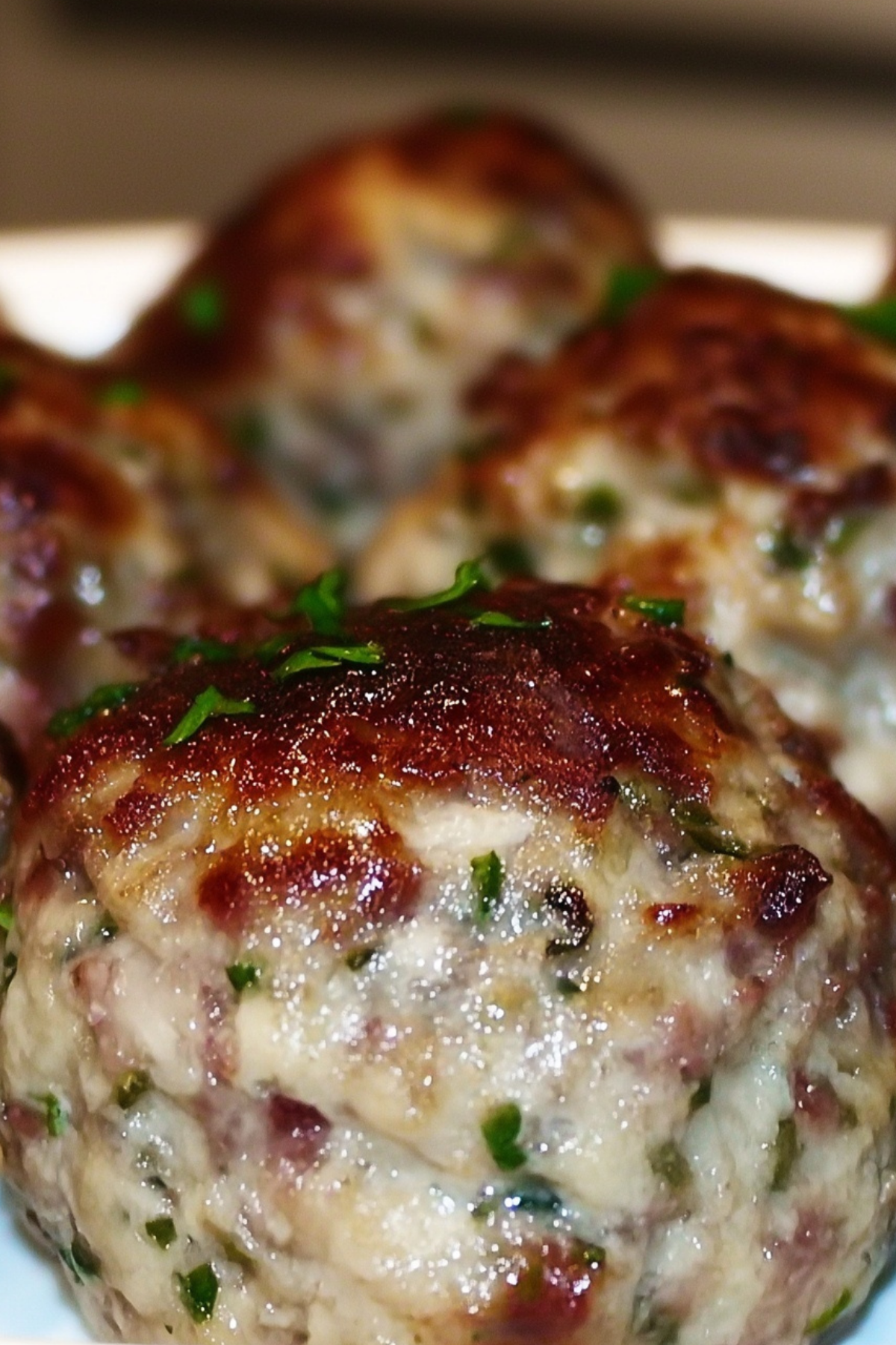 Ground lamb meatballs cooked to perfection with Mediterranean spices
