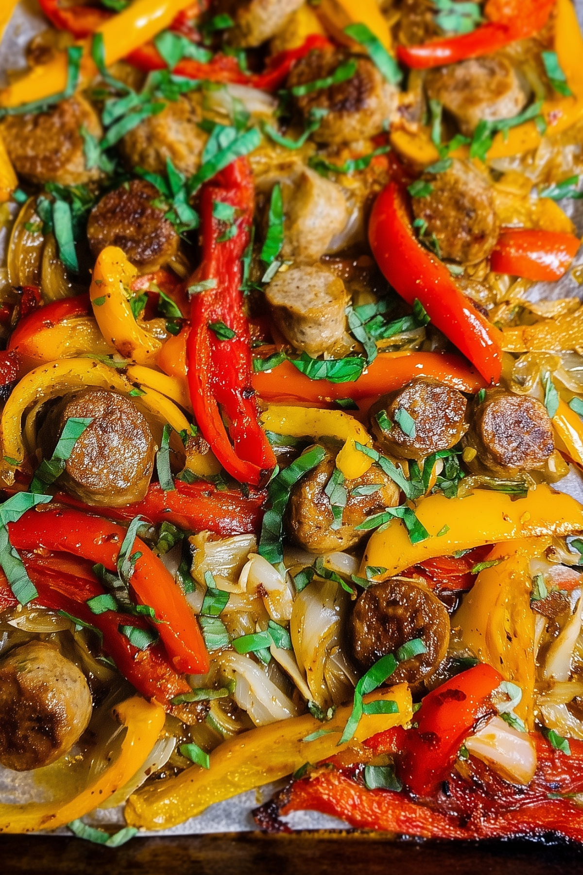 Sausage and Peppers One-Pan Recipe