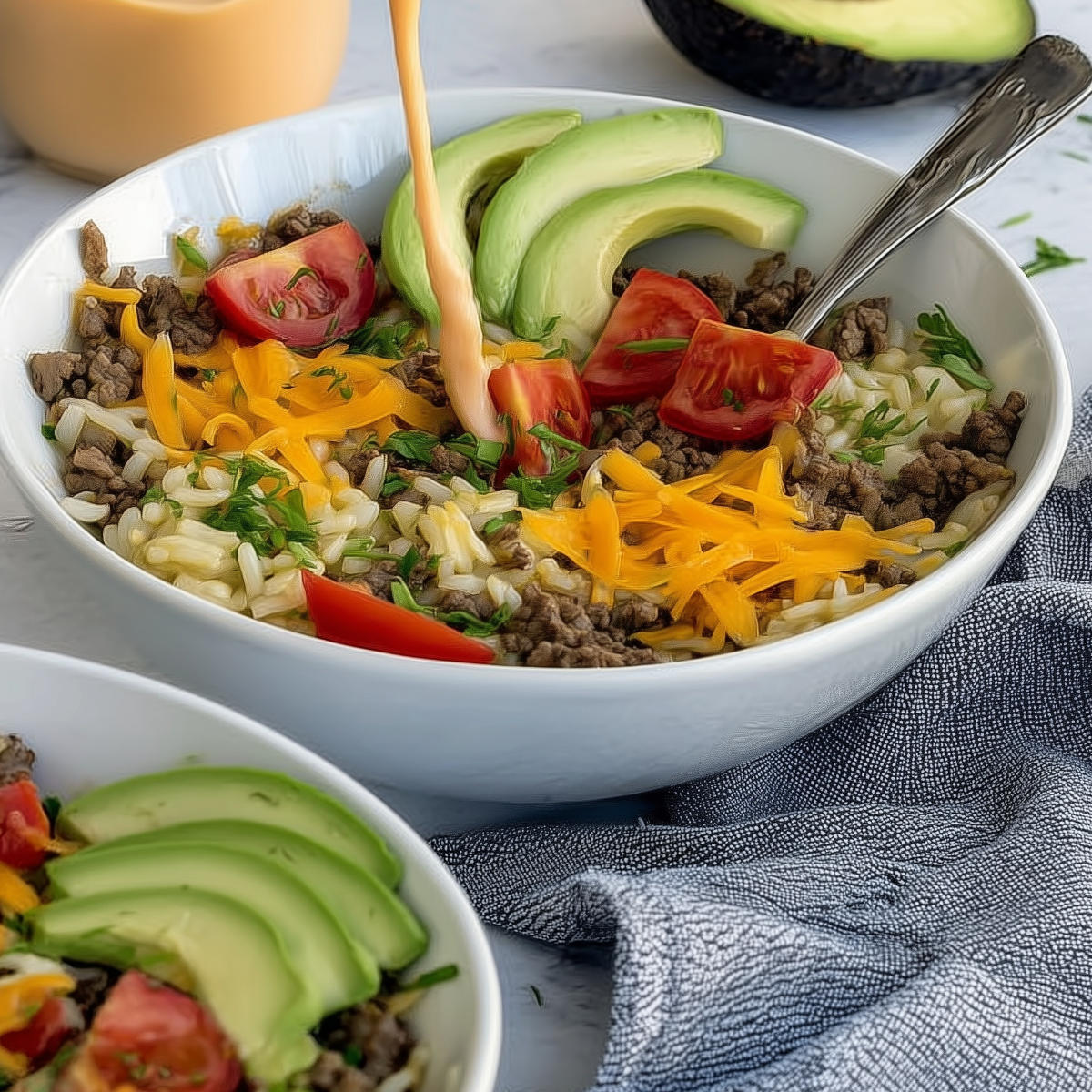 Taco Rice Bowl – Easy & Delicious - ZazaCook