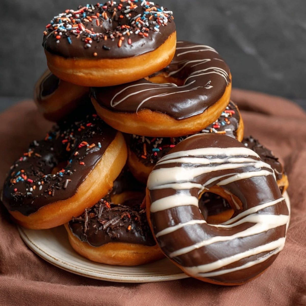 Chocolate Glazed Donuts Easy And Irresistible Recipe Zazacook 