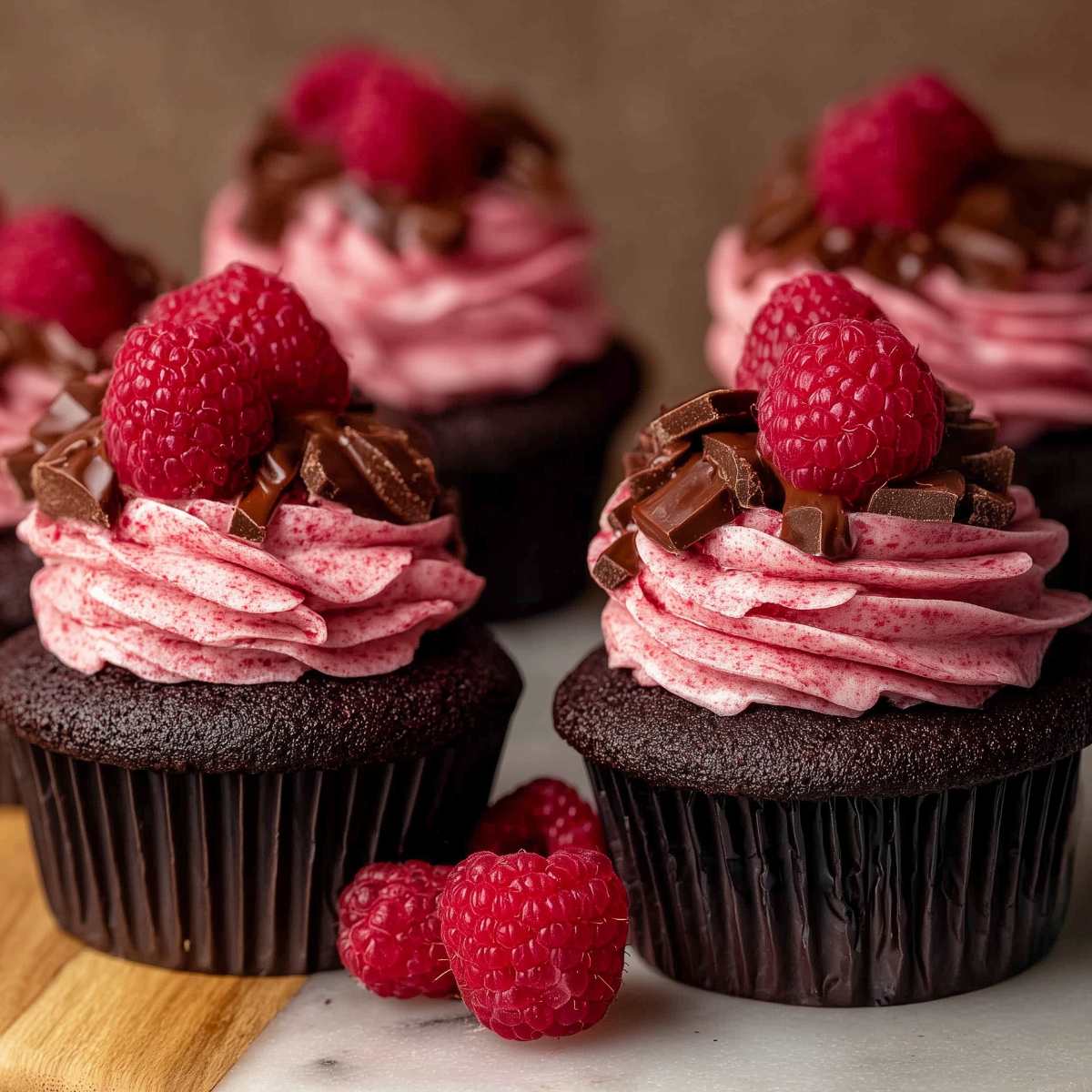Rosa Raspberry Cupcake Raspberry Chocolate Cupcakes: A Decadent, Easy-to-Make Dessert - ZazaCook