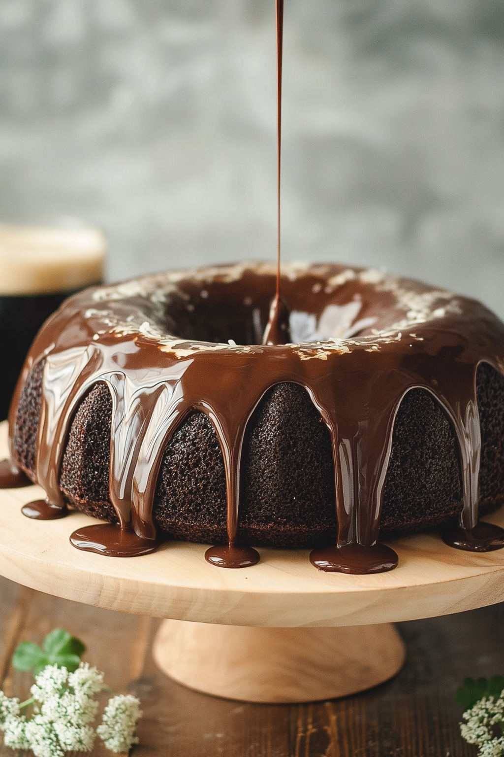 Chocolate Guinness Cake with Chocolate Ganache – Best Ever - ZazaCook