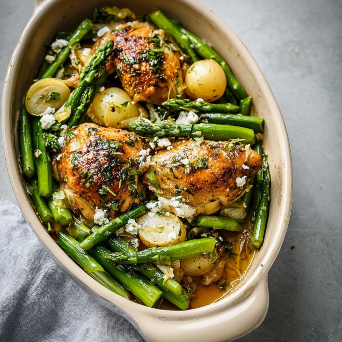 Spring Chicken And Colcannon Herb Roasted Chicken With Spring Veggies – Easy Spring Dinner Idea ...