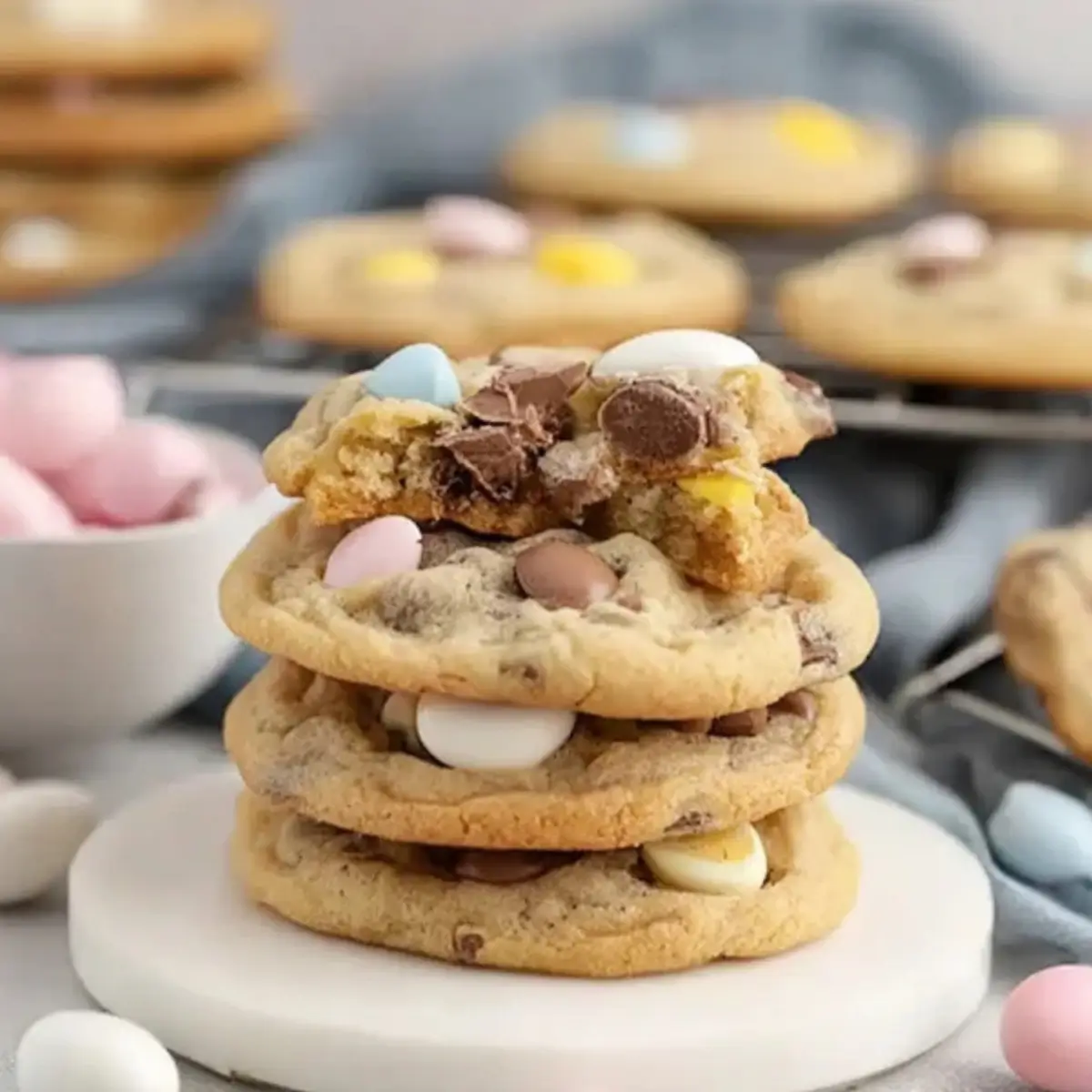 Cadbury Egg Cookies