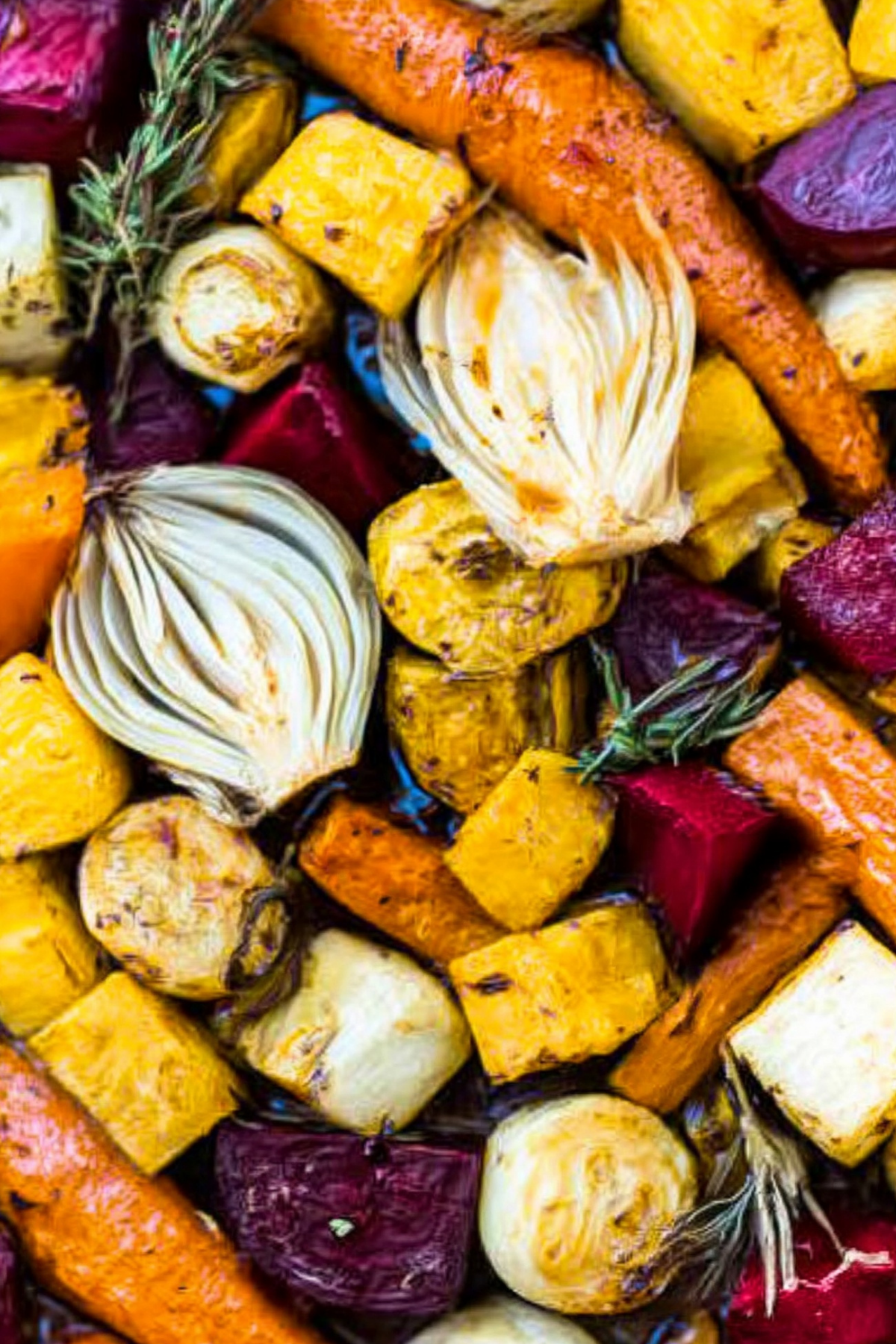 Herb Roasted Root Vegetables – Easy Roasted Veggies - ZazaCook