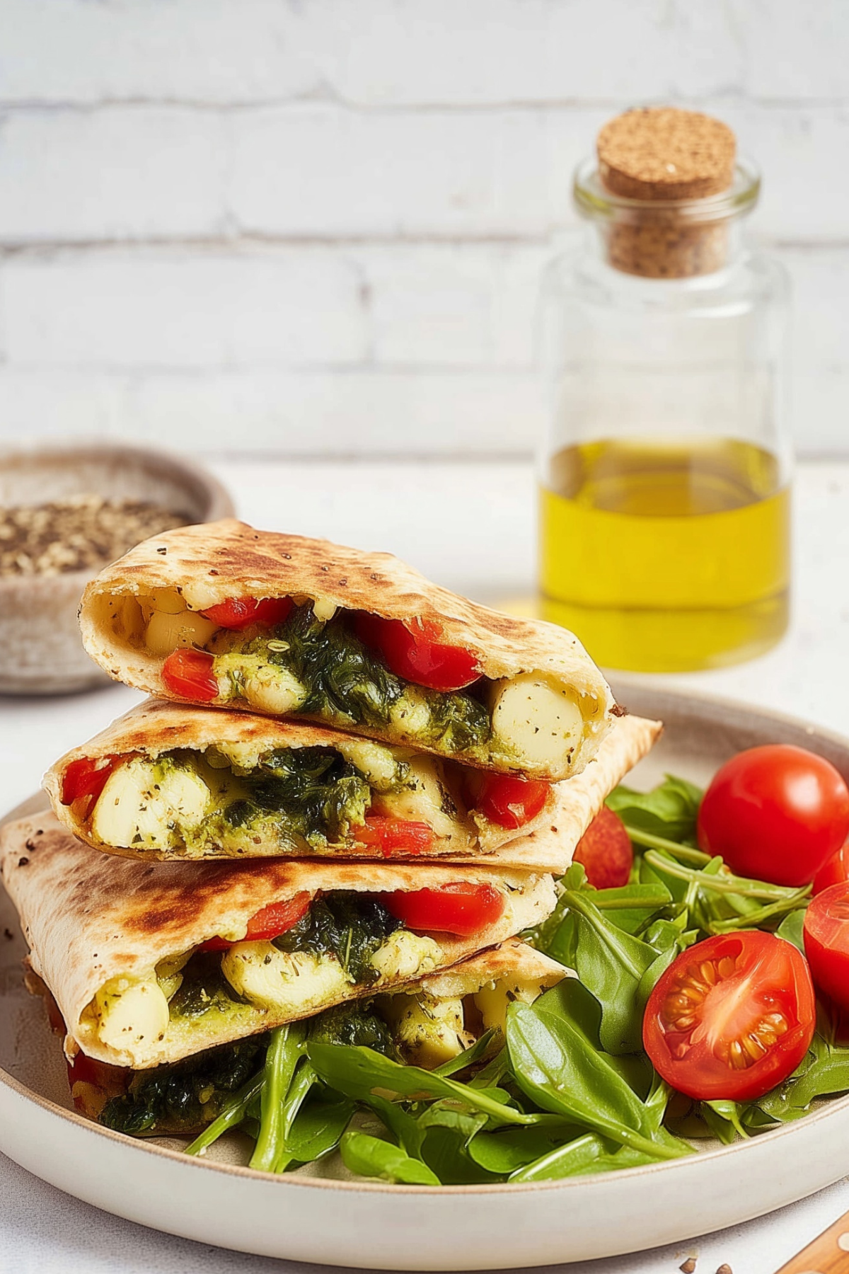 Mediterranean Quesadillas