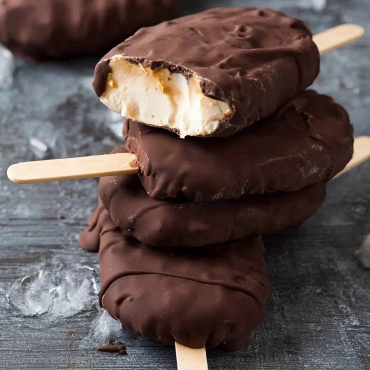 Peanut Butter Frozen Yogurt Bars